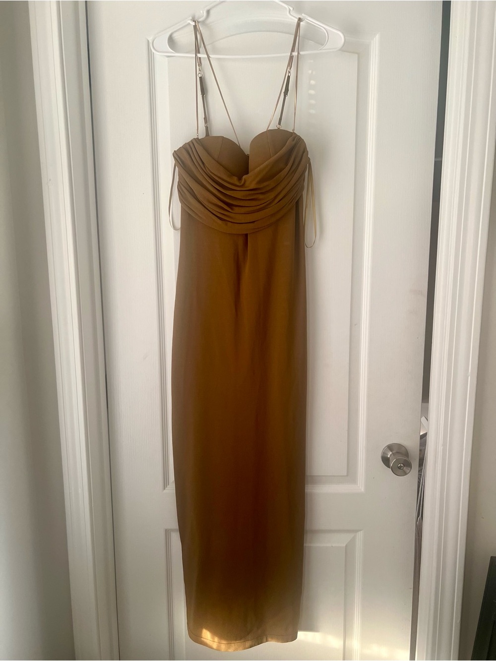 Olive La Lune Drape Midi Dress JLUXLABEL Large